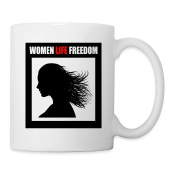Women life freedom - Mug blanc - blanc - Droite