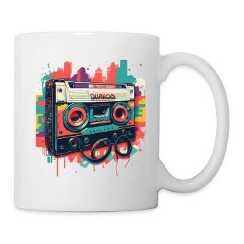 Retro Mixtape - Mug - white - Right