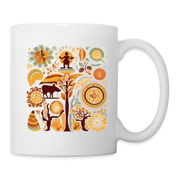 Australische Natur - Tasse - Weiß - Rechts