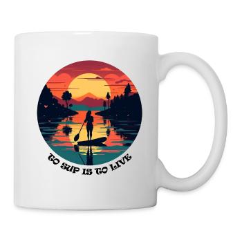 To SUP is to Live - Mug - white - Right