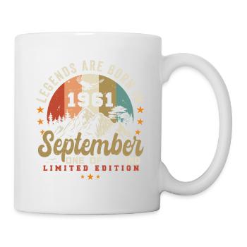 September 1961, born in 1961 - Mug - white - Right