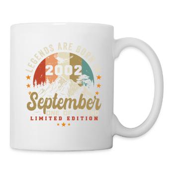 September 2002, born in September 2002 - Mug - white - Right