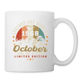 Octobre 1968 - Anniversaire en octobre 1968 - Mug blanc - blanc - Droite