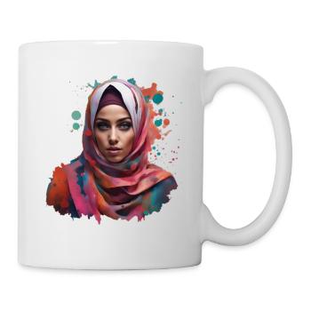 Muslima - Tasse - Weiß - Rechts
