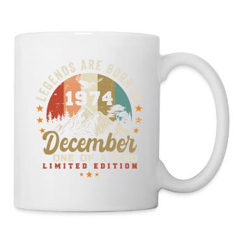 The Legends were published in December 1974 - Retro 1974 - Mug - white - Right