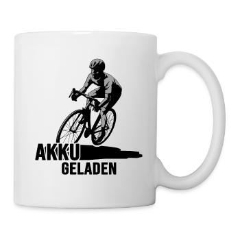fahrrad e-bike elektrofahrrad akku-biker ebike - Tasse - Weiß - Rechts