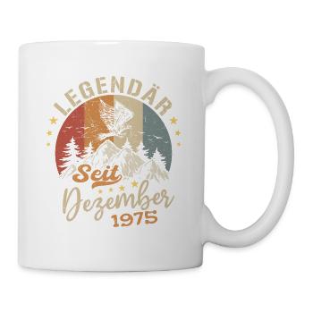 Legendär seit Dezember 1975 limitierte Auflage - Tasse - Weiß - Rechts