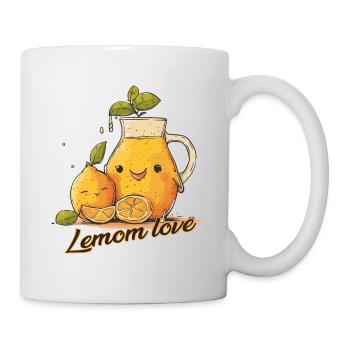 Lemom love - Tasse - Weiß - Rechts