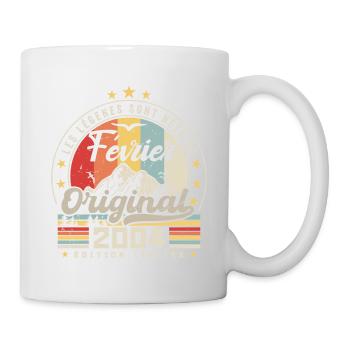 Février 2004 Cadeau 20e Anniversaire Février 2004 - Mug blanc - blanc - Droite