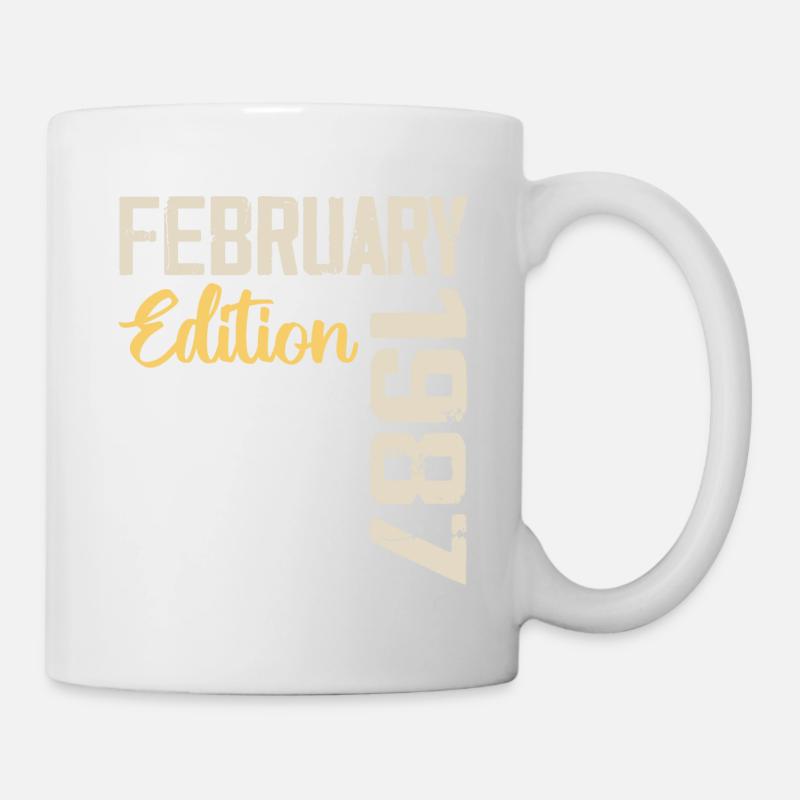 Février 1976 Anniversaire Février 1976 Rétro - Mug blanc - blanc