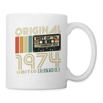 Original 1974 Vintage Vintage Birthday Retro - Mug - white - Right