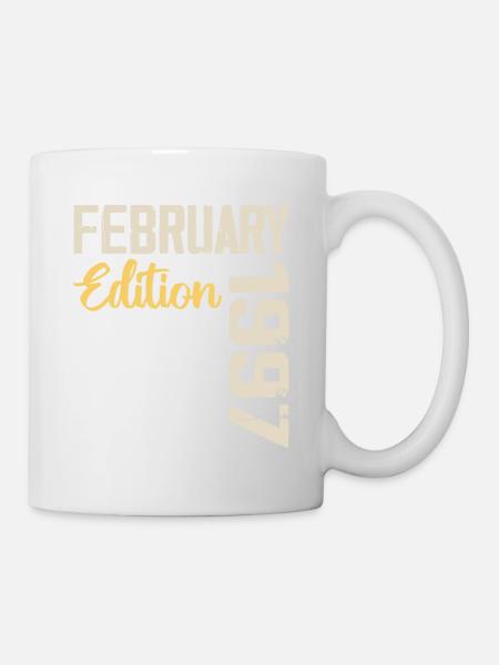 Februar 1997 Geburtstag Februar 1997 Retro - Tasse - Weiß
