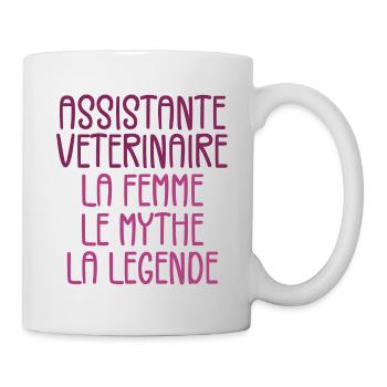 Tierärztliche Fachangestellte - Tasse - Weiß - Rechts
