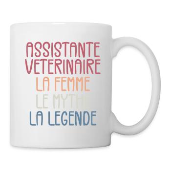 Tierärztliche Fachangestellte - Tasse - Weiß - Rechts