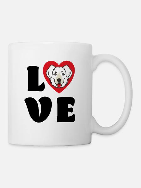 Love dogs - Mug - white
