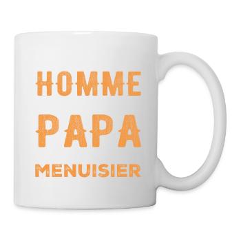 A Real Man Is Just a Dad and a Carpenter - Mug - white - Right