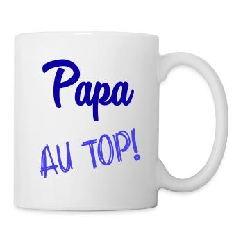 HAPPY FATHER'S DAY. DAD. FATHER'S DAY - Mug - white - Right