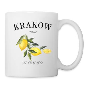 Krakau - Polen - Reise - Souvenir - Südpolen - Tasse - Weiß - Rechts