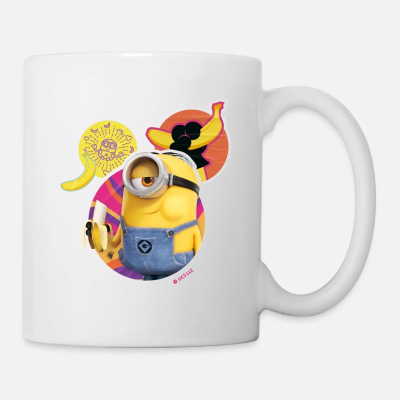 Minions Stuart Mit Banane - Tasse - Weiß