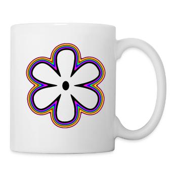 Retro Hippie Flower - Mug - white - Right