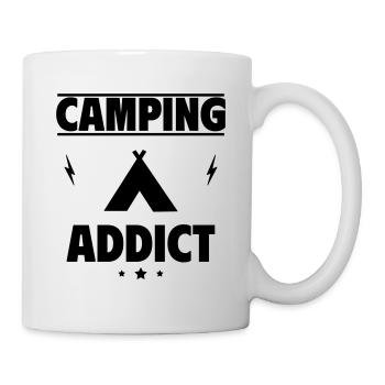 Camping-Süchtiger - Tasse - Weiß - Rechts