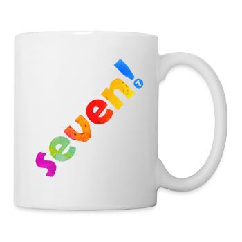 SIEBEN 7 JAHRE 7. GEBURTSTAG - Tasse - Weiß - Rechts