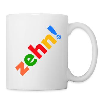 ZEHN 10 JAHRE 10. GEBURTSTAG - Tasse - Weiß - Rechts