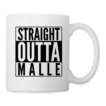 STRAIGHT OUTTA MALLE, MALLORCA, MALLOTZE - Tasse - Weiß - Rechts