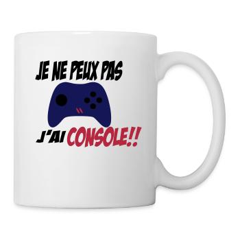 j'ai console - Mug blanc - blanc - Droite