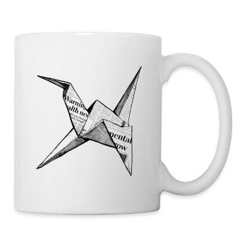 origami - Mug blanc - blanc - Droite