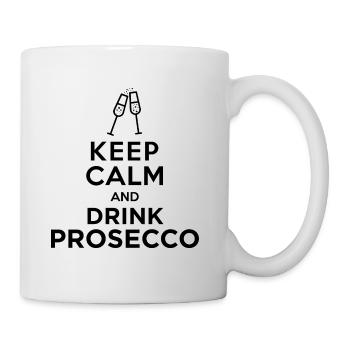 keepcalm prosecco black - Mug - white - Right