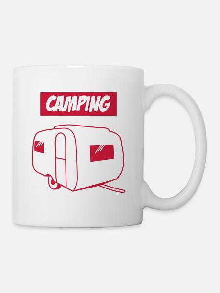 camping - Mug - white
