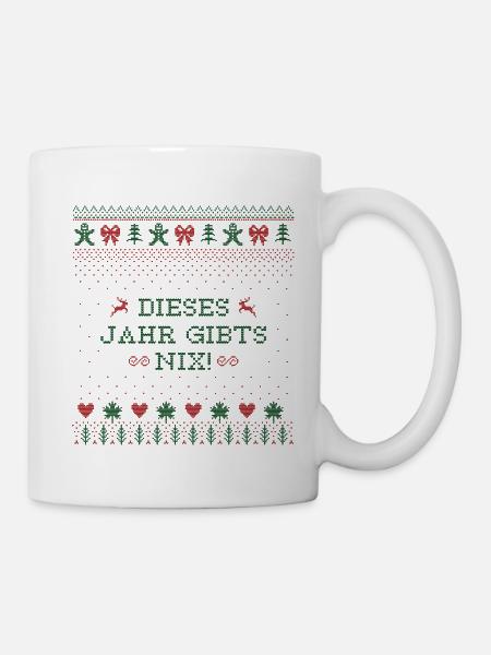 WEIHNACHTEN, DIESES JAHR GIBT'S NIX! - Tasse - Weiß