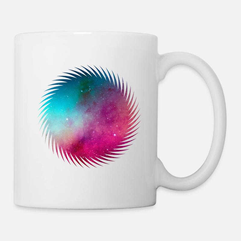 Abstrakte Galaxie - Tasse - Weiß