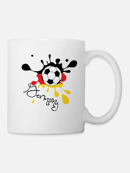 Fußball Deutschland WM WM WM - Tasse - Weiß