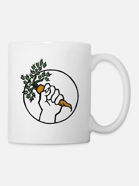 Karotte - Tasse - Weiß