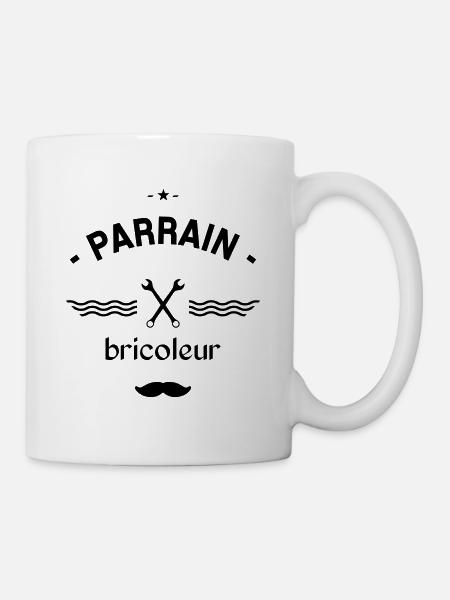 Parrain bricoleur - Mug blanc - blanc