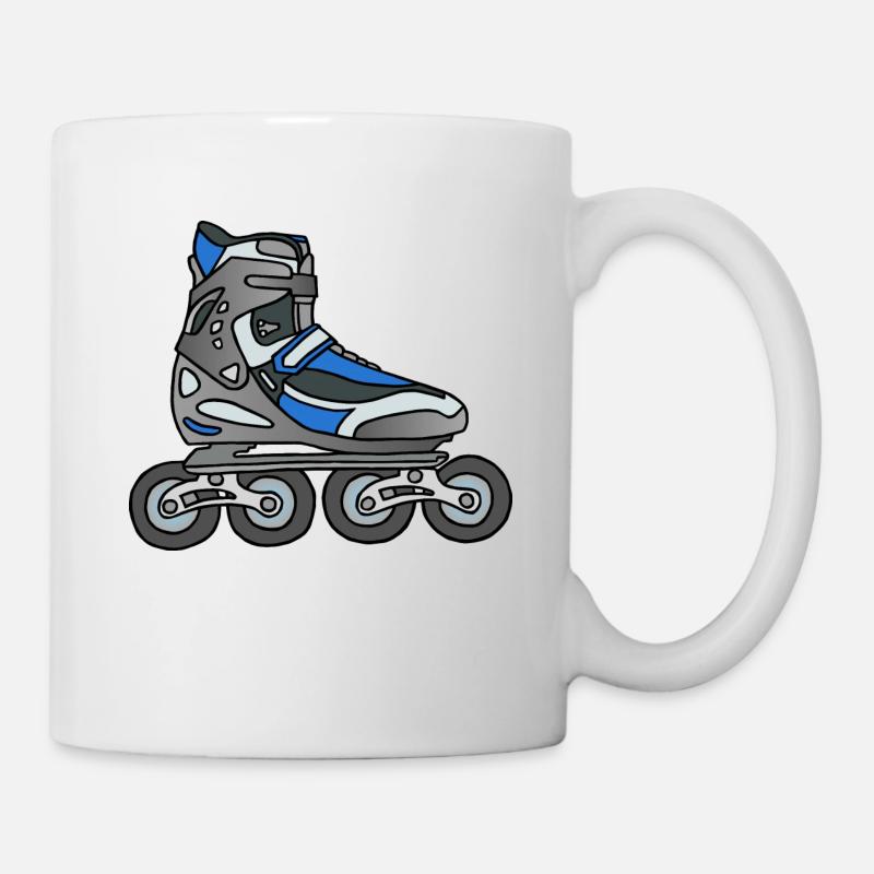 Roller en ligne - Mug blanc - blanc
