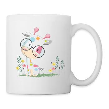 Die kleine Giraffe - Tasse - Weiß - Rechts