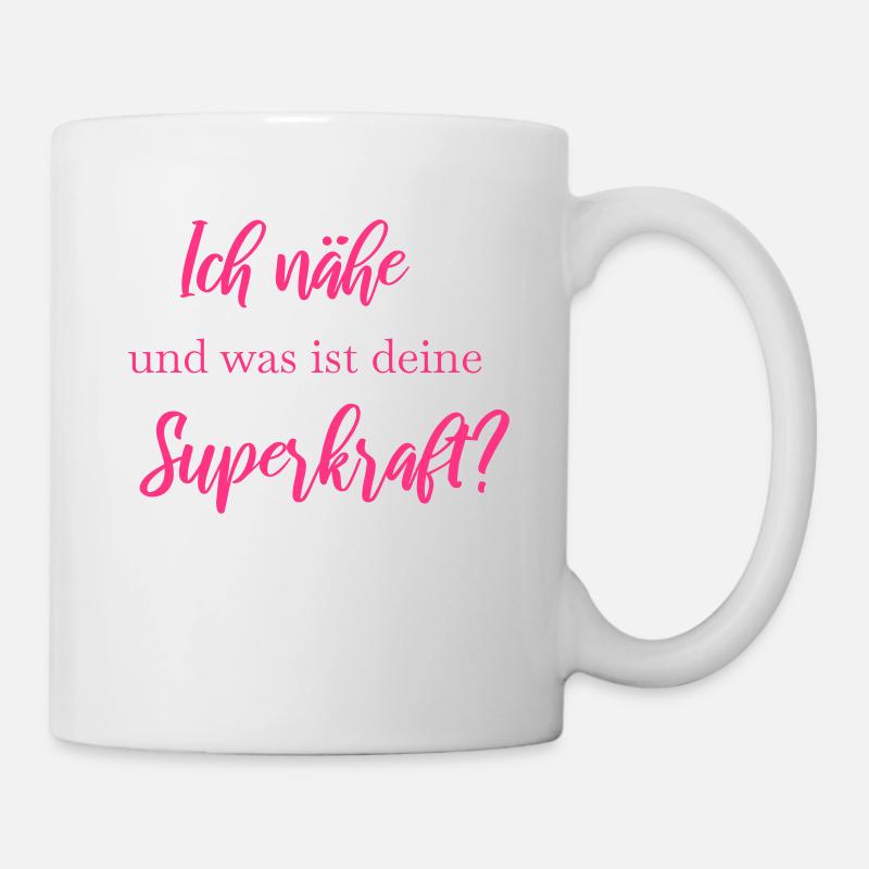 Ich nähe - Tasse - Weiß