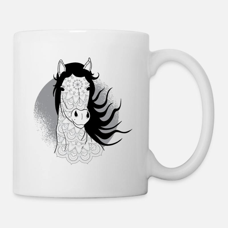 Traum Pferd - Tasse - Weiß
