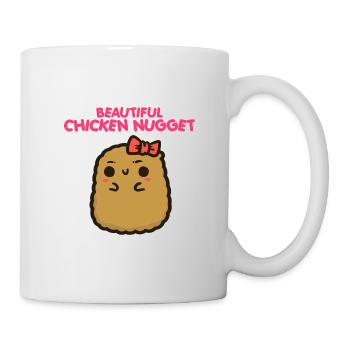 Chicken Nugget Enfants T-shirt - Mug blanc - blanc - Droite