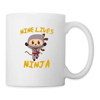 Cats Ninja animal - Mug - white - Right