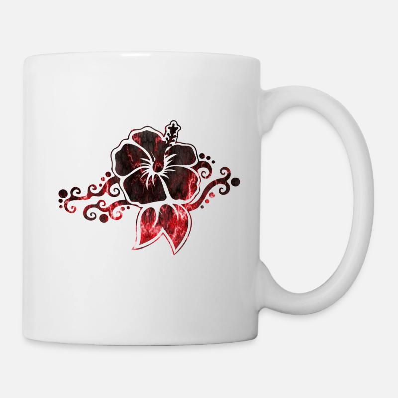 Hibiscus Tendril Hawaii - Mug - white