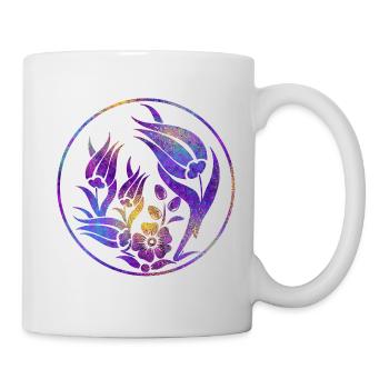 Spring flowers Mandala Tribal - Mug - white - Right