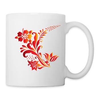 Hibiscus tendril Hawaii - Mug - white - Right
