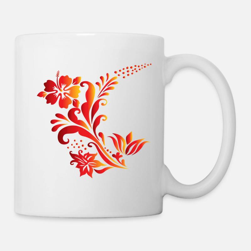 Vrille d'Hibiscus Hawaii - Mug blanc - blanc