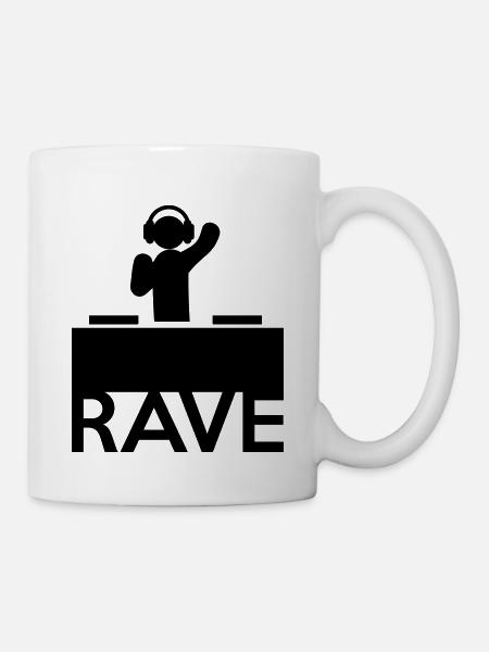 Rave On - Mug - white