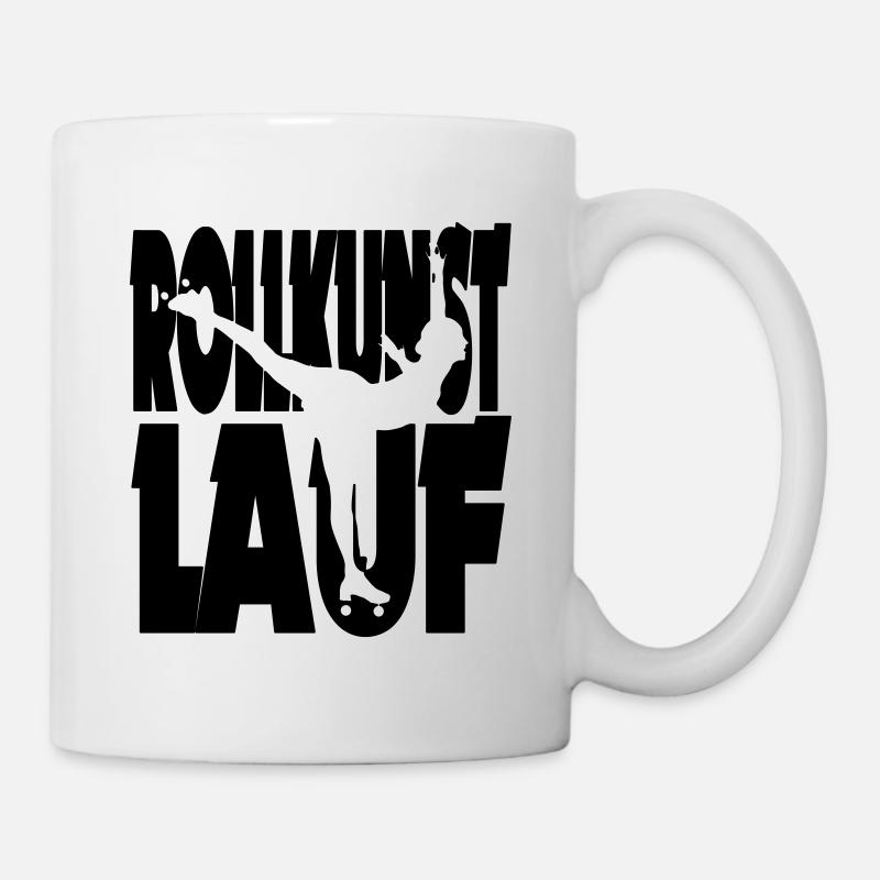 Rollkunstlauf Schnitt 1 - Tasse - Weiß