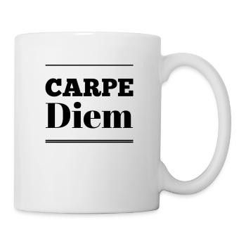 Carpe Diem - Tasse - Weiß - Rechts